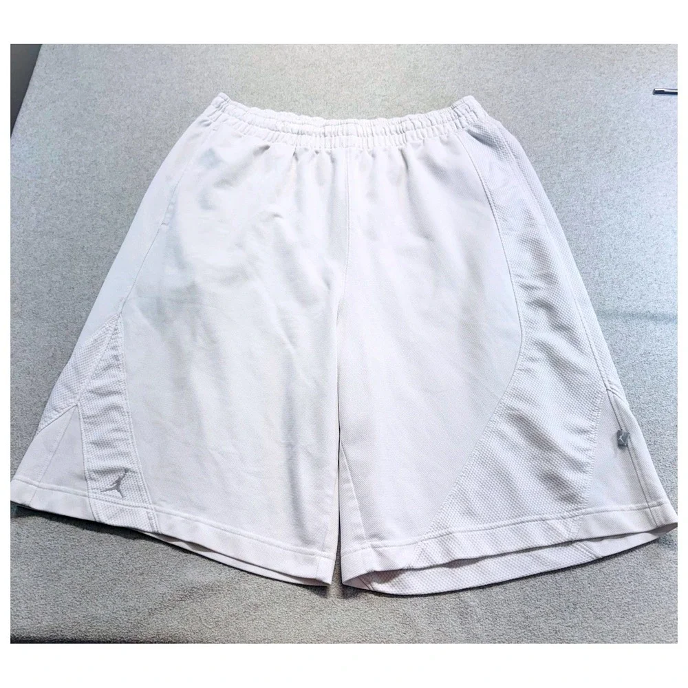 Jordan 85-05 20th Anniversary Basketball Shorts White Mens XXL Y2K